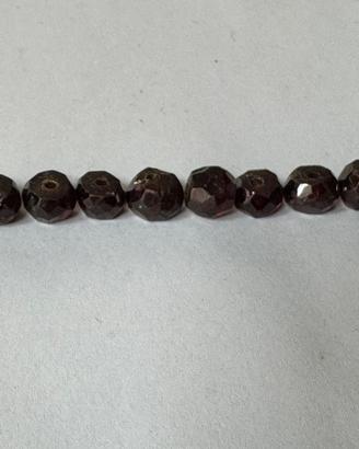 Granati antichi N10 forati da infilare anni 40