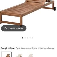 Lettino ikea completo di materassino.