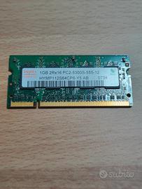 Memoria ram 1gb ddr2