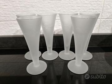 6 bicchieri limoncello + 4 flute Ferrero rocher