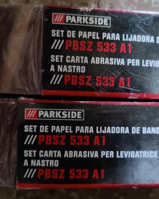 Set carta abrasiva per levigatrice a nastro