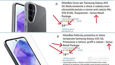 OtterBox Cover + Vetro Temprato Galaxy A55 5G NUOV