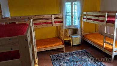 9 LETTI A CASTELLO IKEA MYDAL IN PINO MASSELLO