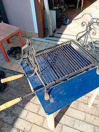 griglia a ribalta per arrostire 
