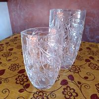 Vasi vetro decorati - 2 pezzi