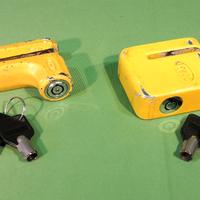 Set 2 bloccadisco freno moto/scooter/bicicletta