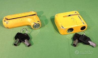 Set 2 bloccadisco freno moto/scooter/bicicletta