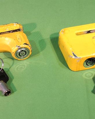 Set 2 bloccadisco freno moto/scooter/bicicletta