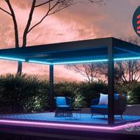 Pergola bioclimatica 4x6 motorizzata led