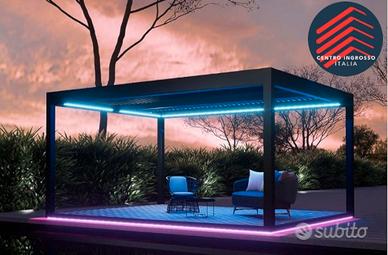 Pergola bioclimatica 4x6 motorizzata led