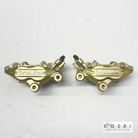 Coppia pinze freno brembo serie oro interass 65mm