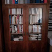 librerie anni 30, libreria 800, salotto con tavolo