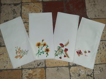 tovaglioli dipinti vintage