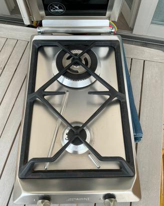 Piano cottura ad incasso 2 fuochi gas SMEG