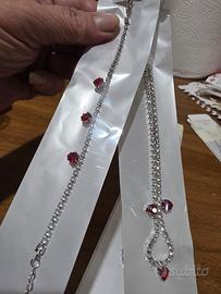 9 pz collane acciaio 