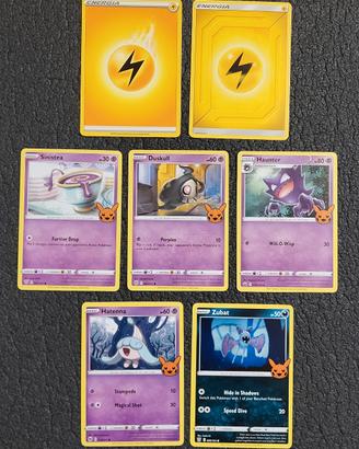 🃏 Lotto 7 Carte Pokémon: Personaggi + Energie
