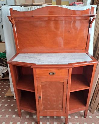 Credenza Madia con alzata e marmo integro