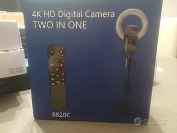 4k digital camera two in one