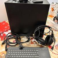 Set computer HP con tastiera, mouse e cuffie