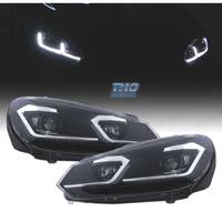FARI VOLKSWAGEN VW GOLF 6 08-13 LOOK ARGENTO GOLF 