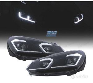 FARI VOLKSWAGEN VW GOLF 6 08-13 LOOK ARGENTO GOLF 