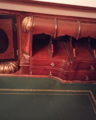 Scrittoio Lady secretaire in legno massello di mog