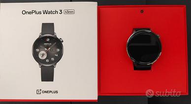 OnePlus Watch 3 43 mm (NUOVO) con Wear OS Black