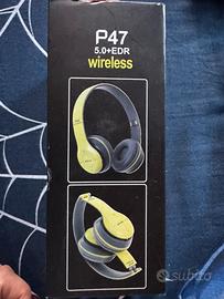 Cuffie Bluetooth P47 Wireless 5.0 + EDR