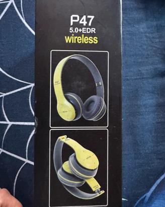 Cuffie Bluetooth P47 Wireless 5.0 + EDR