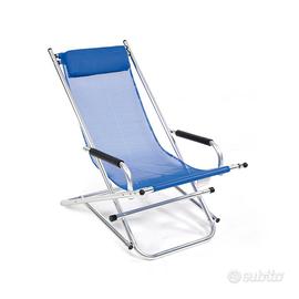 COPPIA di Sedie Sdraio in Alluminio DONDOLINA