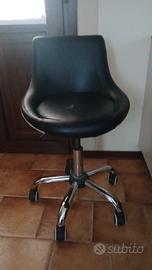 sedia con rotelle vintage