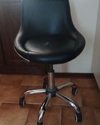 sedia con rotelle vintage