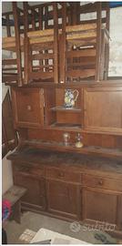 credenza in castagno