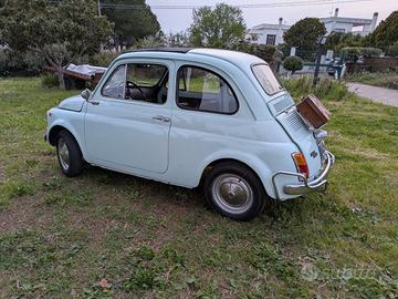 Fiat 500L - 1971 - Targa originale