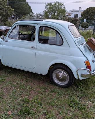 Fiat 500L - 1971 - Targa originale
