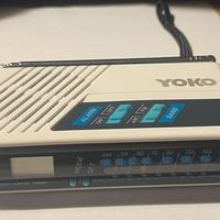 Clock Radio Vintage anni 80 Yoko Model 2007