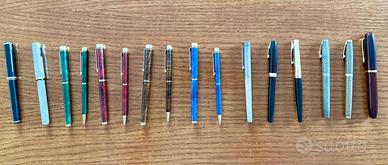 Parker, Aurora, Pelikan, Sheaffer, Waterman