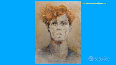 Jannik Sinner ritratto digitale di Ermanno Fenzi