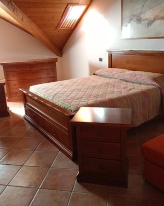 camera da letto in noce nazionale 
