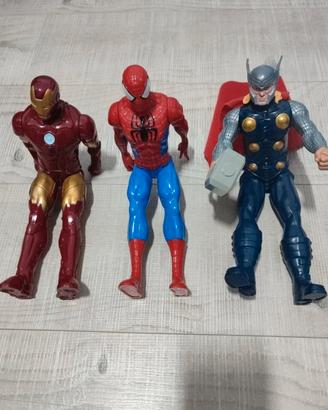 Lotto 3 Super eroi Marvel 