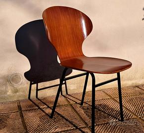 Anni '50 - ILC / Carlo Ratti - Sedia In Legno Teak