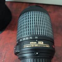 ottica Nikon 55-200  nikkor VR 