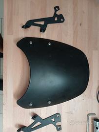 Cupolino nero con staffe - Moto Guzzi griso