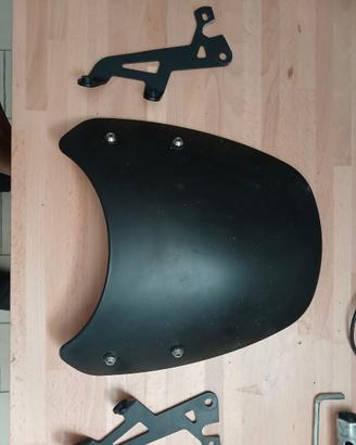 Cupolino nero con staffe - Moto Guzzi griso