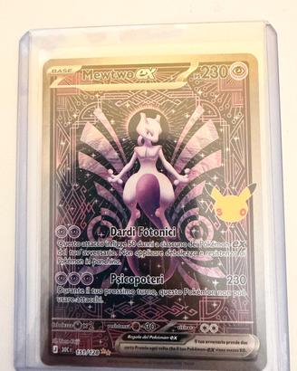 Pokemon Mewtwo ex 151/128 30th 