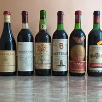 Bottiglie di Vino Vintage da Collezione