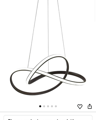 Lampadario led a sospensione