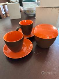 Set di Stoviglie in Terracotta - Varie Pezzi