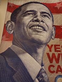 Poster locandina originale Obama Shepard Fairey