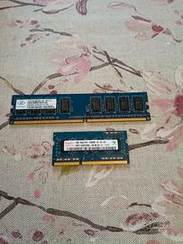 1 RAM DDR 2 per fiss , 1 RAM DDR 3 portat❗ leggre❗